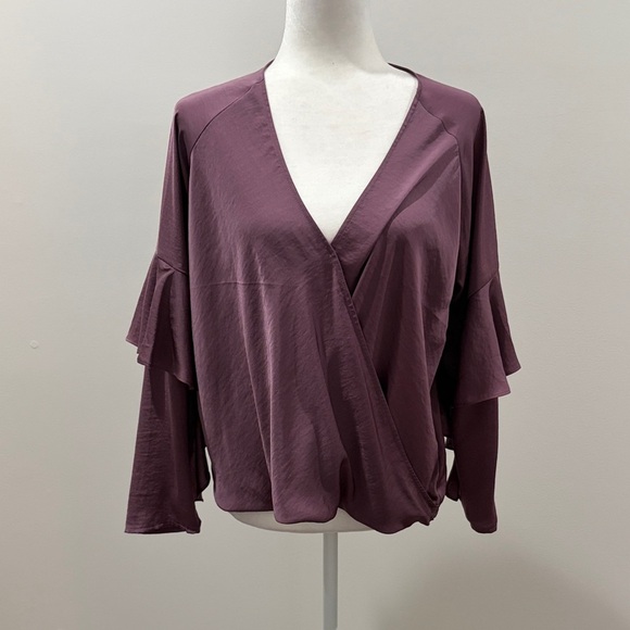 Express Tops - Express Dusty Purple Blouse